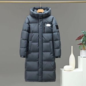 Style Famous Designer Men's Lengthen Long Down Jacket Co-branding Canada North Winter Hooded Coat Jackets Outdoor Men Clothing Windproof S-2xl Wbhc