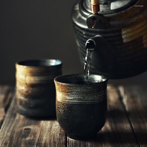 Tassen Untertassen ANTOWALL Teetasse im japanischen Stil Keramik Handbemalte koreanische Kungfu-Teetasse Wasser