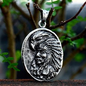 Pendant Necklaces BEIER 2022 Creative Design Indians Eagle For Men US Style Stainless Steel Jewelry Wholesale Drop