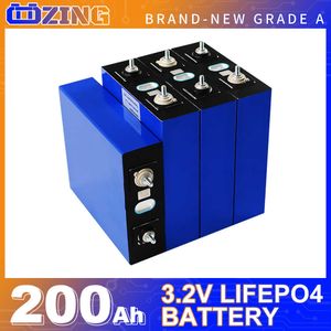 4/8/16/32pcs Sınıf A 3.2V Lifepo4 200AH Pil DIY Şarj Edilebilir Piller Paket RV Tekne Güneş Depolama Sistemi AB ABD Duty Free