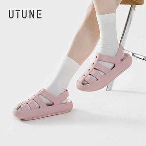 Donne Summer Uunta Sandals Fashion Slide Gladiatore Janpanese Style Garden Scarpe per unisex Resistente Spesso SO D