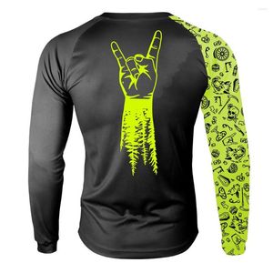 Yarış setleri mtb motosiklet dağ takımı yokuş aşağı jersey offroad dh bmx bisiklet lokomotif gömlek kros mx t-shirt