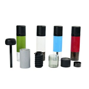 Cool Colorful Cup Style Pipes Dry Herb Tobacco Filter Hookah Shisha Smoking Waterpipe Cars Fordon Portable Hand Innovative Cigarette Bong Holder DHL