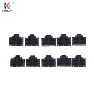 新しい10pcs RJ45ブラックイーサネットハブポートアンチダストカバーキャッププロテクタープラグ卸売