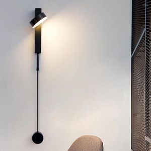 V￤gglampor 9W LED -ljus akryl sovrum inomhusdekor som h￤nger monterad med varm droppskeppslampa