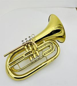 REAL Pictures Trombone BB Marching Baritono Brass Nickel Nickel Plodato Strumento musicale professionale con Case4442326