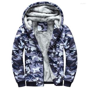 Moletons masculinos de inverno grosso 2022 algodão de algodão da primavera Men camuflado impressão de moletom com capuz de trajes de corredor com capuz de plus size roupas de marca