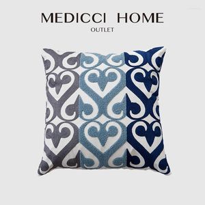 Kuddefodral Medicci Home Color Clashing Geometric Patterns Square Cushion Cover vardagsrum byte