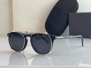 Flip-up-polarisierte Sonnenbrille Pilot Metallbrillen Brillen UV-Schutz Herren mit Kiste
