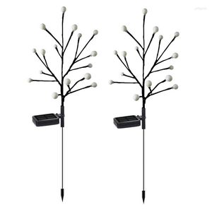 Garten Yard Dekorasyon Su Geçirmez IP65 Noel Işıkları için Led Güneş Tree Bahçe Işık Dış Çim Lambası