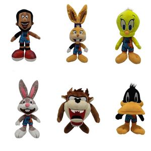 Manufacturers wholesale 6 designs of Space Jam A New Legacy plush toys cartoon games film and television peripheral dolls children's gifts