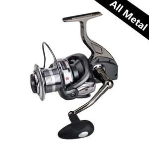 Sea Fishing Reel Distant Wheel RS8000 Super Strong All Metal Surf Casting Fishing Reel 4 91 12 1 Ball Bearings Spinning Reels2947