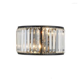 Duvar lambaları Modern Kristal E14 LED LAMP GOLD/SİYAH Avrupa Çatı Salonu Dekorasyon Işığı Başucu Restoran Koridoru Sconce