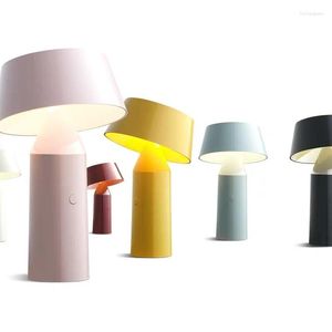 Lampade da tavolo Sfera di vetro Led Colore Mesa De Luz Lampadari da cucina Sala Estar Camera da letto Soggiorno Deco