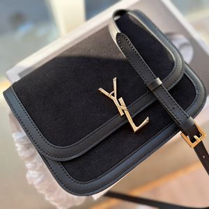 Crossbody Bags Women Fashion Saddle Messenger Shoulder Bag Classic Tofu Handbags S Buckle Purse New Womens Sling Bag Flap 12124