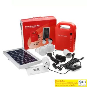 Solar power system home Power Supply Solar Bulb LED Lighting System Emergency Charging Led Lighting System With 2 Bulbs