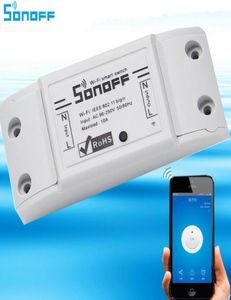 Sonoff WiFi Switch Universal Smart Home Automation Module Timer DIY Wireless Switch Remote Controller via Smart Phone 10A2200W9544863