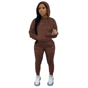 Damen Yoga Tracksanzuiten 2 Stück Jogger Set Designer Langes Hosen Outfits Cartoon Briefe gedruckte Freizeit Damen Kleidung