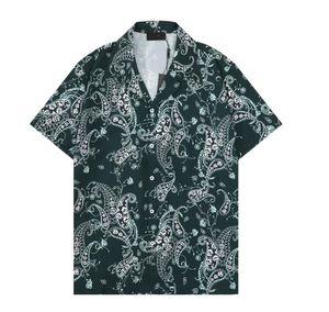 Fashion mens casual shirt summer design clothing women Classic floral print shirts short sleeve stripe tee Asian size M-3XL