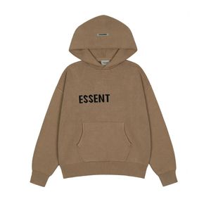 Esstenial Hoodie Men's Sweaters Double Knit High Street Letter Hoodie Sweater Couple Fall And Winter Pullover Top Trend 100% Cotton Advanced Color 14