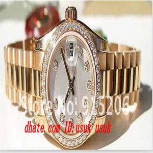 World of Watches Luxury Big Fashion Style 179138 Lady Anniversary Diamond Dial's Automatic Sports Wlist Watches243s