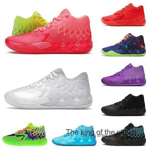 Lamelo Ball Shoe Rick And Morty Basketball Shoes For Men Black Blast Buzz City Galaxy Not From Here Rock Ridge Red Purple Designer