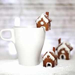 Выпечка формы 3pcs Рождественский пряничный дом бисквит -резак набор из нержавеющей стали формы печенья