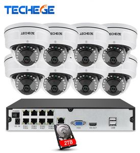 8ch 1080p Poe NVR Video Vigillance System 2MP HD Network IP Camera Vandalproof CCTV NVR System9482363