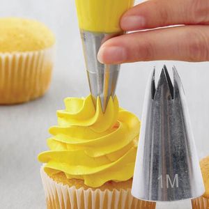 3pcs Metal Cake Cream Decoration Tips Set Pastry Tools Stainless Steel Piping Icing Nozzle Cupcake Head Dessert Decorators new FY2688