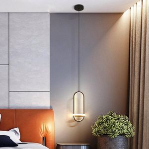 Pendelleuchten, nordische moderne Luxus-Lichter, einfache kreative personalisierte Bar, Wohnzimmer, kleiner Kronleuchter, Schlafzimmer, Nachttisch-Hängelampe