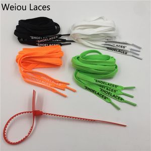 Weiou vendiendo poliéster plano verde blanco negro impresión naranja cordones de cabezales individuales con correas con tirolina para sport241s