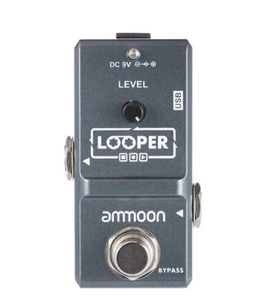 ammoon AP09 Loop Guitar Pedal Looper Electric Guitar Effect Pedal True Bypass Unlimited Overdubs 10 Minutes Recording2511503