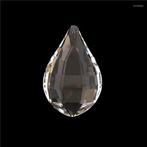 Kronleuchter Kristall 100 teile/los 63mm Klar Tropfen Teile Lampe Glas Hängen Anhänger Perlen Vorhang Zubehör.