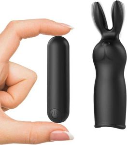 Sex Toy Bullet Vibrator Rabbit med 10 kraftfulla vibration Personlig massager för klitorisstimulering Diskret uppladdningsbar G-plats WQAC