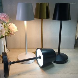 Tischlampen, moderne USB-wiederaufladbare LED-Augenschutzlampe, Schlafzimmer, Arbeitszimmer, Leselampe, dreistufiges Dimmen, Desktop-Dekoration