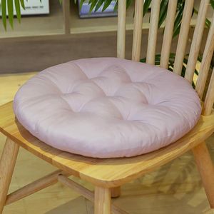 Pillow Thickened Round Solid Color For Dining Room Office Chair Seat Pad Dia Soft Back Sitting Mat Buttock S