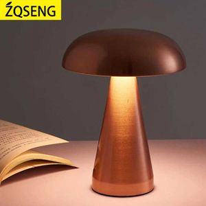 Night Lights LED Table Lamp Touch Sensor Desktop Night Light Rechargeable Wireless Reading Lamp for Restaurant Hotel Bar Bedroom Decor Light P230325