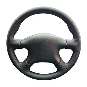 Customized Car Steering Wheel Cover Cowhide Leather Braid Accessories For Volkswagen VW Passat B5 1996-2005 Golf 4 1998-2004