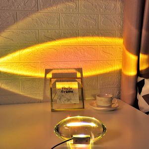 newst Creative Internet Celebrity Candle Holders Angel Crystal Lampa sypialnia sypialnia Atmosfera Mała Lampa projekcyjna światła nocnego