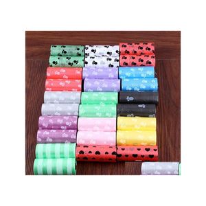 Other Dog Supplies Painted Pet Garbage Bag Cleanup Bags Pick Up Waste Poopbag Refills Home Supply Wll859 Drop Delivery Garden Otac4