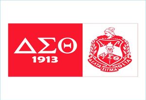 Aangepaste digitale print 3x5 voet 90x150cm vlag voor wij de Griekse Phi Delta Sigma Theta Licensed officieel traditionele broederschap BA2780098