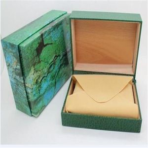 Luxury Watch Boxes Green With Original Ro Watch Box Papers Card Wallet Boxescases Luxury Watches235T