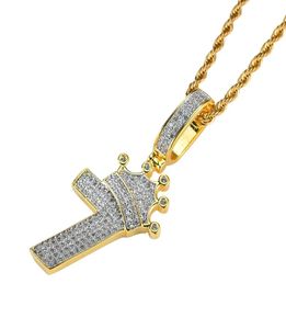 Mode nummer 7 diamanten hanglagers kettingen voor mannen dames nummers luxe ketting echt goud vergulde koperen zirkonen ketting verjaardag 5199118