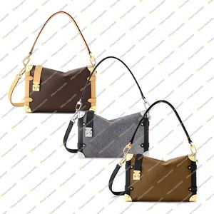 Ladies Fashion Casual Designe Luxury SIDE TRUNK Bag Handbag Tote Shoulder Bags Crossbody Messenger Bag TOP Mirror Quality M46358 M21460 Pouch Purse