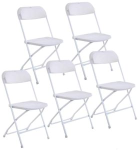 Nuevas sillas plegables de pl￡stico para la fiesta de bodas silla comercial White Gyq8022029