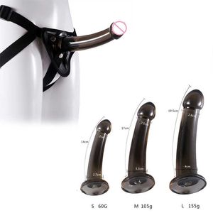 Sex toys masager Massager anal Toys Strap On Realistic Pants For Woman Men Couples Strapon Dildo Panties Silicone Anal Plug Gay Adult Game Toy Products 7RXB