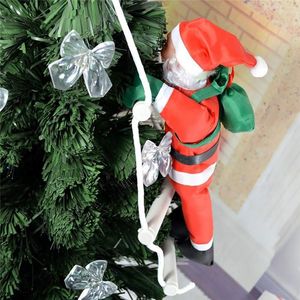 Christmas Decorations Creative Santa Claus Climbing Ladder Doll Tree Hanging Ornament Outdoor Garden DecorIndoor Door Wall Decoration