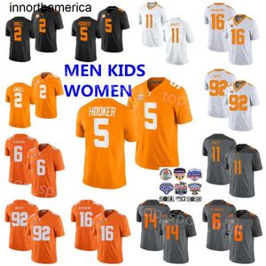 NCAA Tennessee Volunt￡rios 5 Hendon Hooker Jersey 2 Jabari Small Reggie White Peyton Manning Alvin Kamara Eric