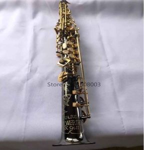 JK Keilwerth SX90II Soprano Saxophone Gold Nickel B Flat Soprano rakt med tv￥ nackfodral Munstyckhandskar Reeds7455608