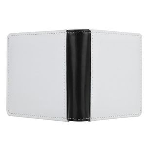 Sublimação Party Blank Favor Pu Double Side Dobrable Men Clutch Hot Térmica Carteira de Transferência de Impressão de Impressão por atacado